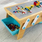 Masuta de construit piese LEGO Building Bricks Play N Store Table Kidkraft